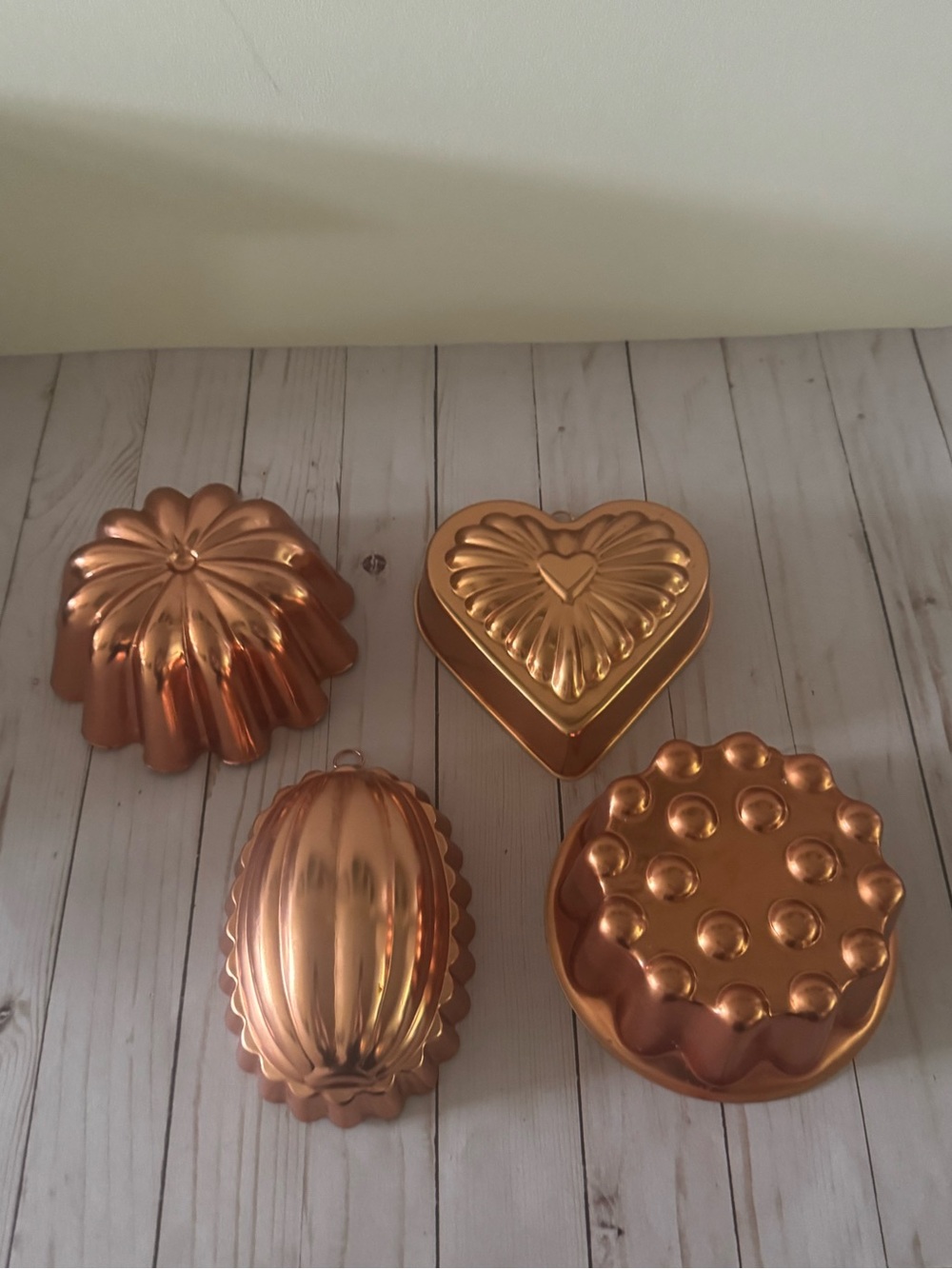 Vintage jello molds